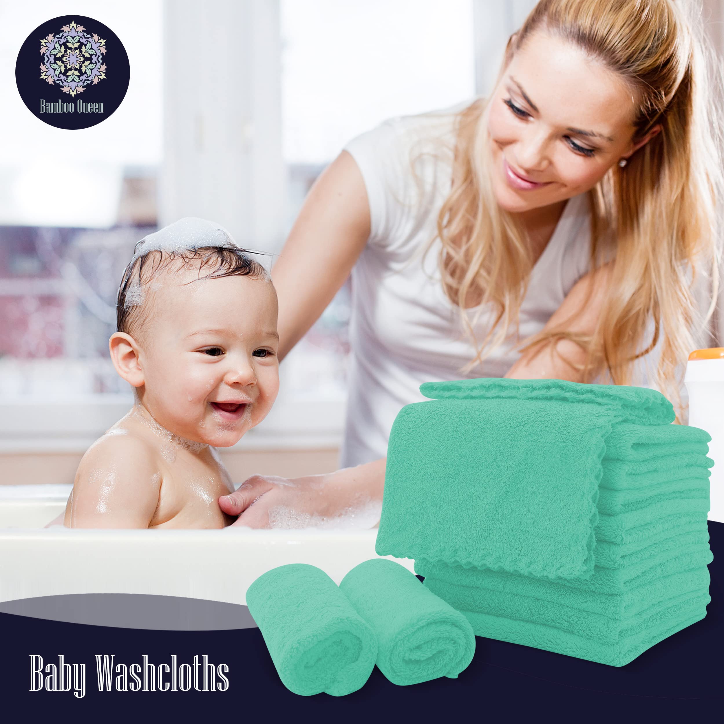 BAMBOO QUEEN coral fleece cloths show quick foam and high absorbency during bath