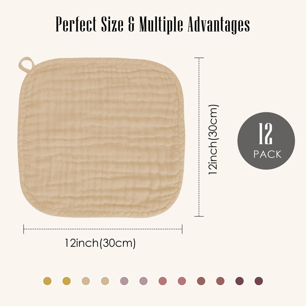 BAMBOO QUEEN Bean Paste Series washcloth in brown color for everyday cleaning.
