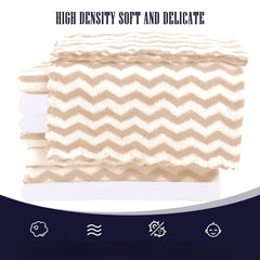 BAMBOO QUEEN burp cloths coral fleece close-up, highlighting ultra-soft, absorbent texture.
