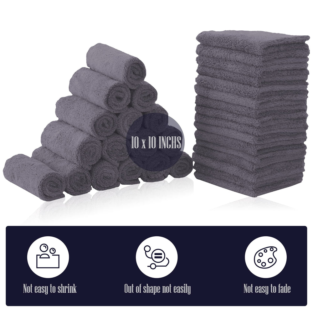 BAMBOO QUEEN coral-fleece washcloths showcase ultra-soft texture for delicate newborn skin and bath routines.