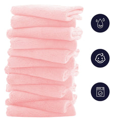 Bamboo Queen coral fleece texture highlights ultra-soft, breathable fabric for sensitive skin.