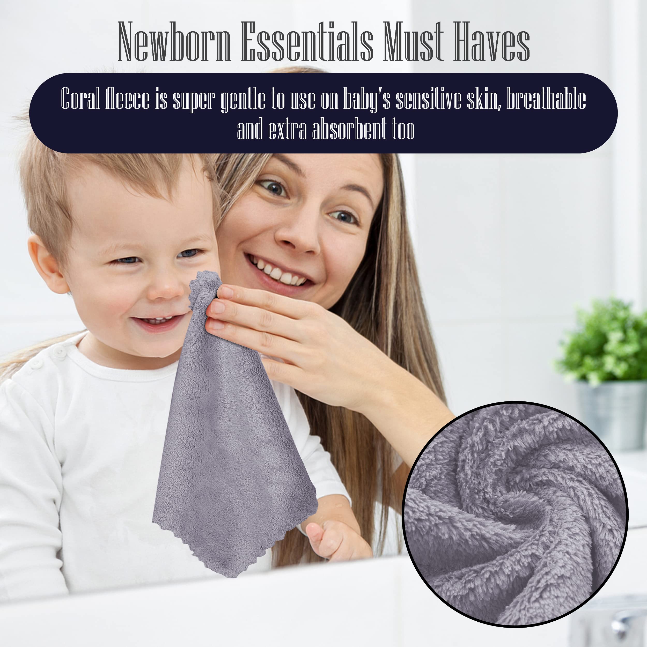 Durable Bamboo Queen washcloths resisting shrinkage after many washes