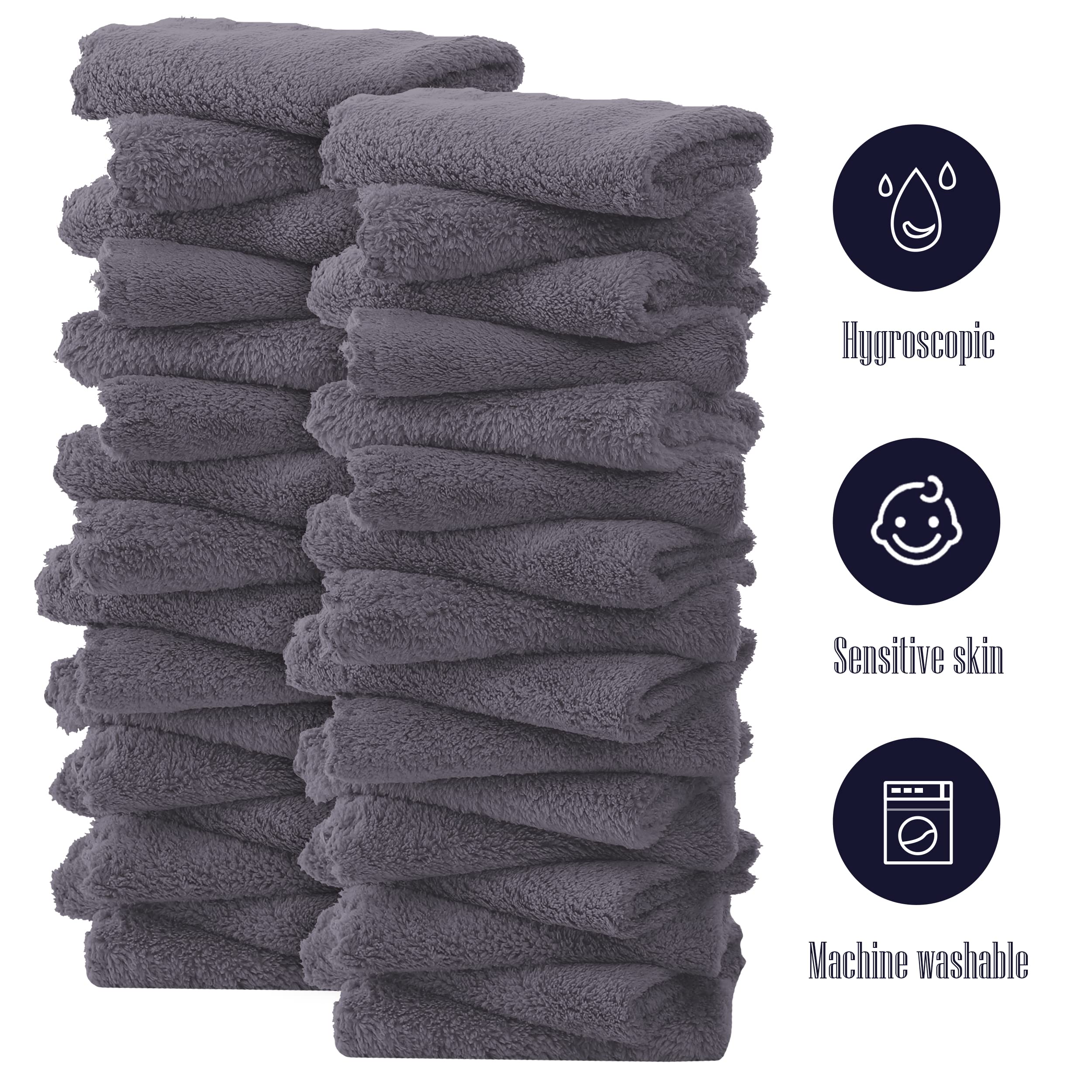 BAMBOO QUEEN durable washcloths hold up after many washes and stay fluffy.