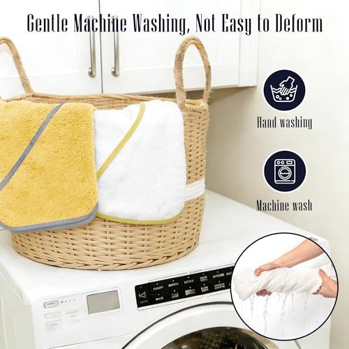 BAMBOO QUEEN large 37.5 x 37.5 inch hooded towel for kids