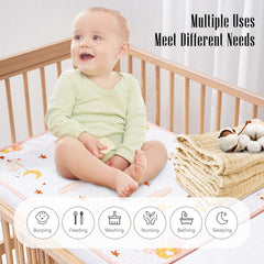 BAMBOO QUEEN burp cloths come in gift packaging ideal for baby showers