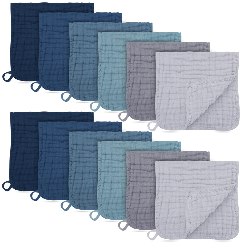 BAMBOO QUEEN muslin burp cloth close-up shows soft fabric for gentle baby skin