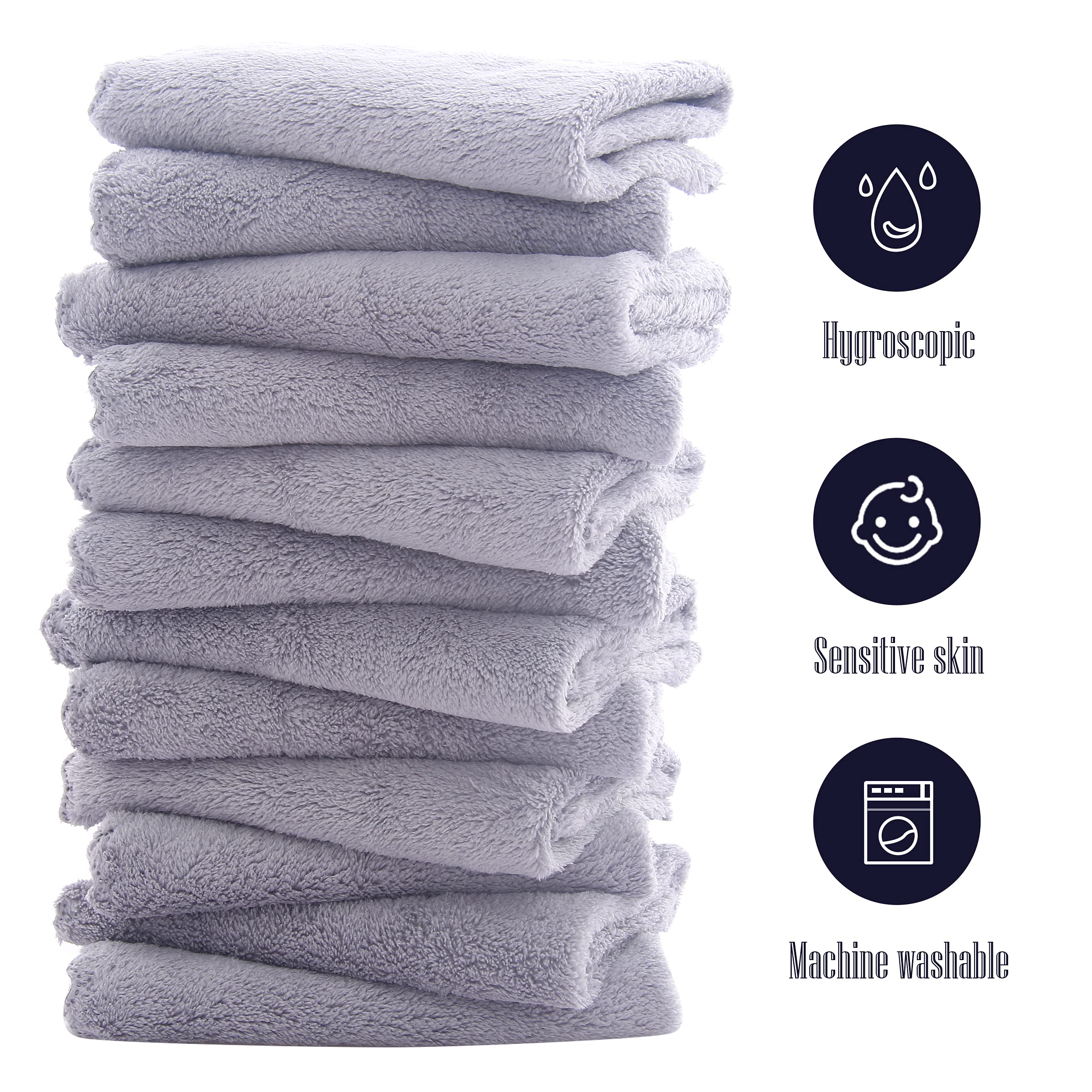 Bamboo Queen durable washcloths—no shrinkage after many washes.