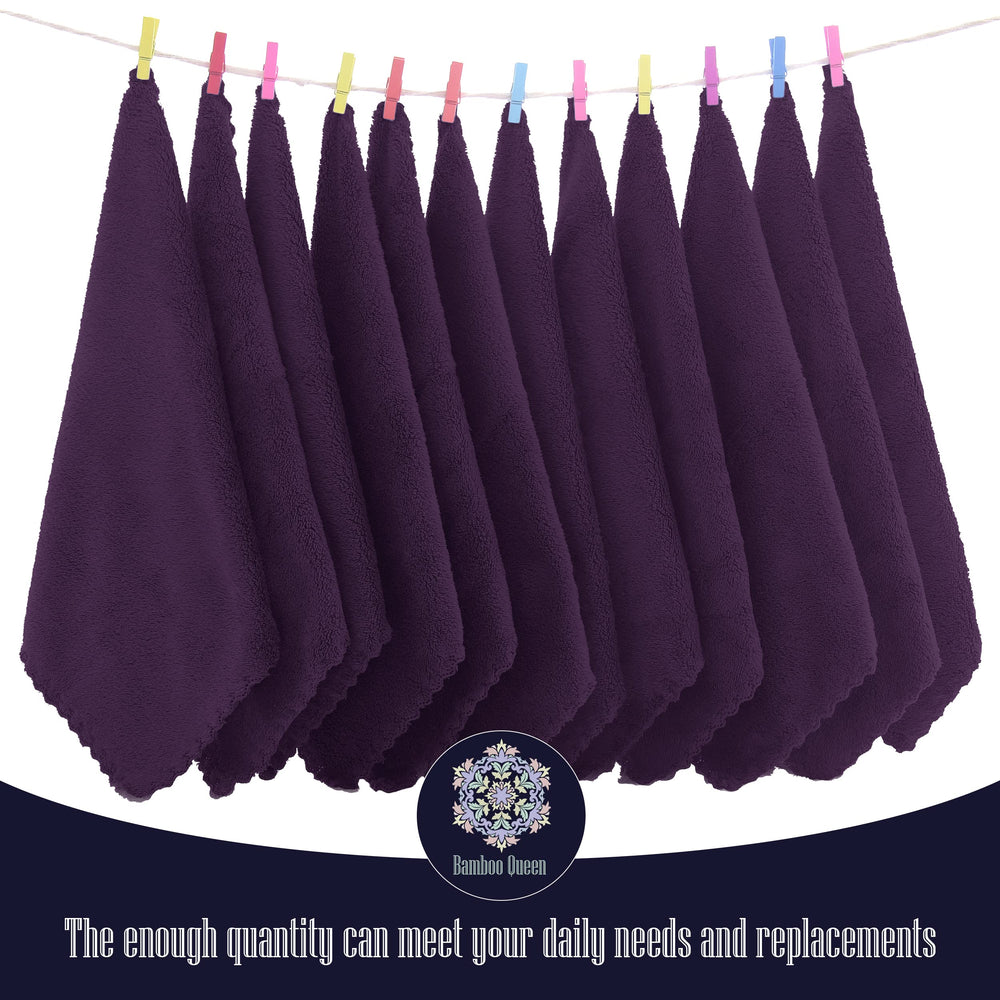 Bamboo Queen quick-absorption washcloths foam quickly aiding lather