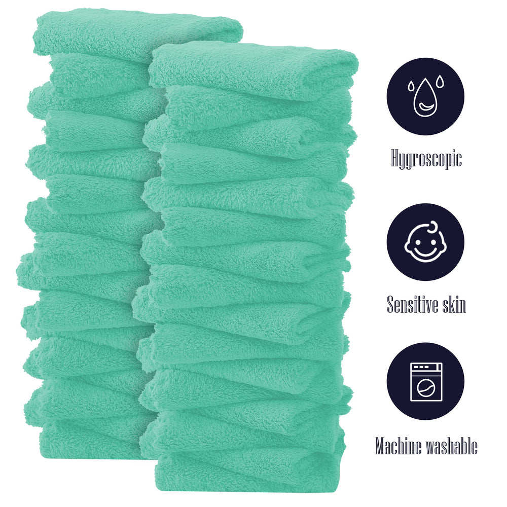 Bamboo Queen sensitive-skin washcloths gentle on delicate skin.