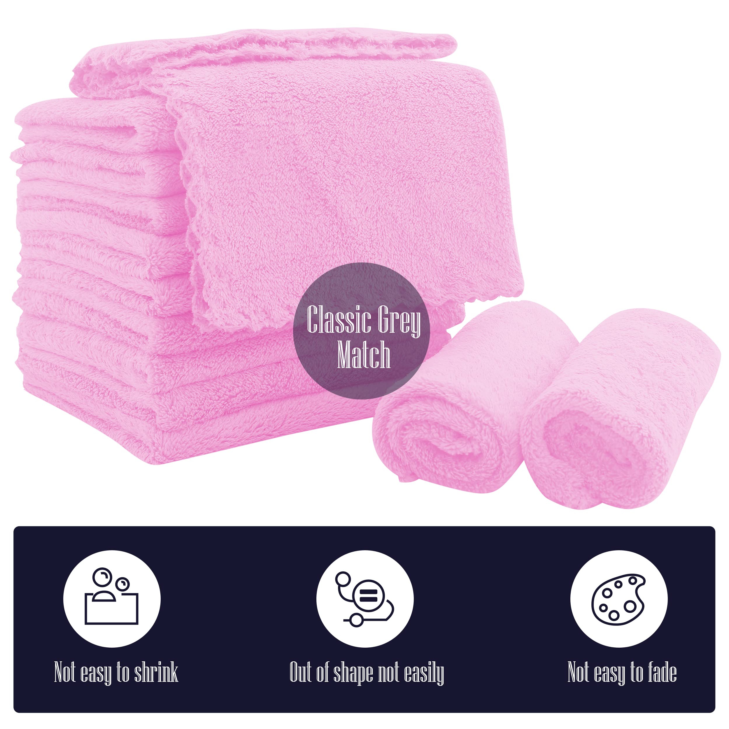 Bamboo Queen soft coral fleece close-up reveals ultra-soft texture ideal for gentle skin.