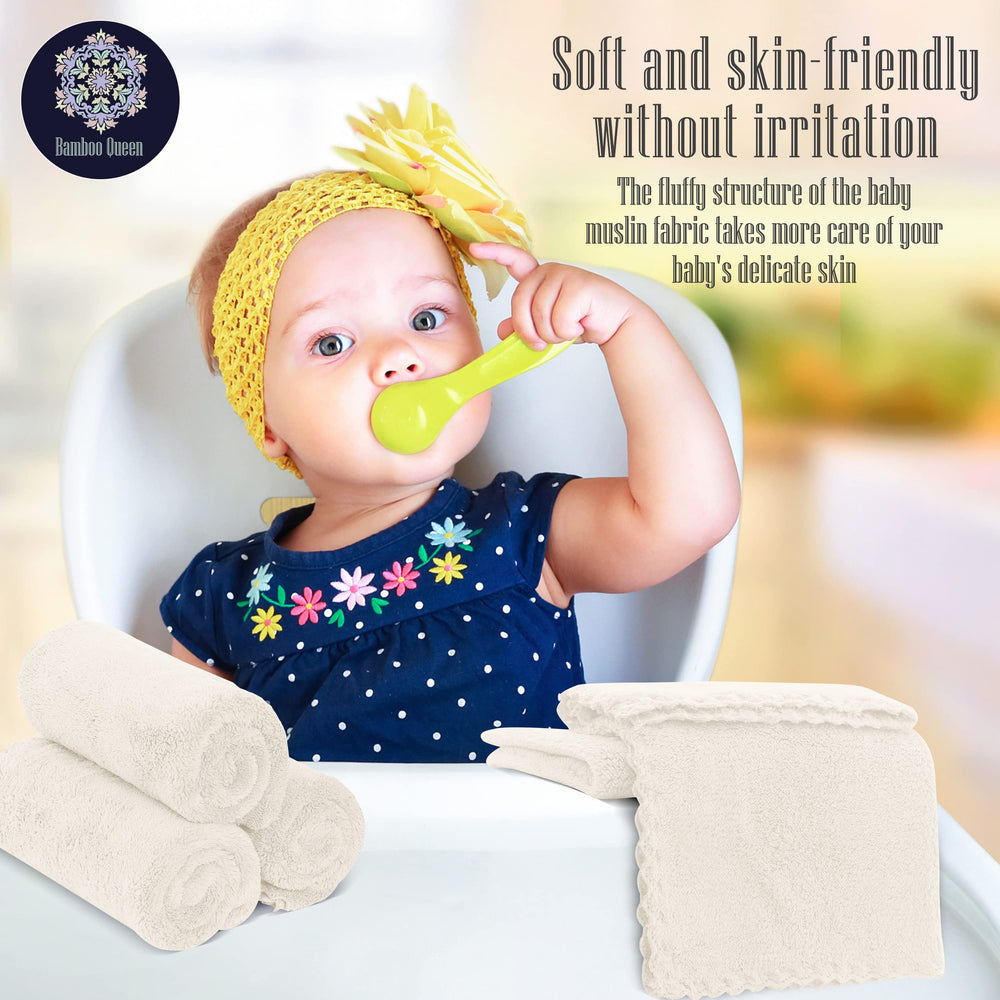 BAMBOO QUEEN soft coral fleece texture for comfortable bath time