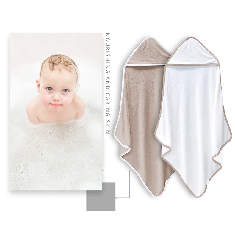 BAMBOO QUEEN two-pack baby towels, ready for gifting and daily use