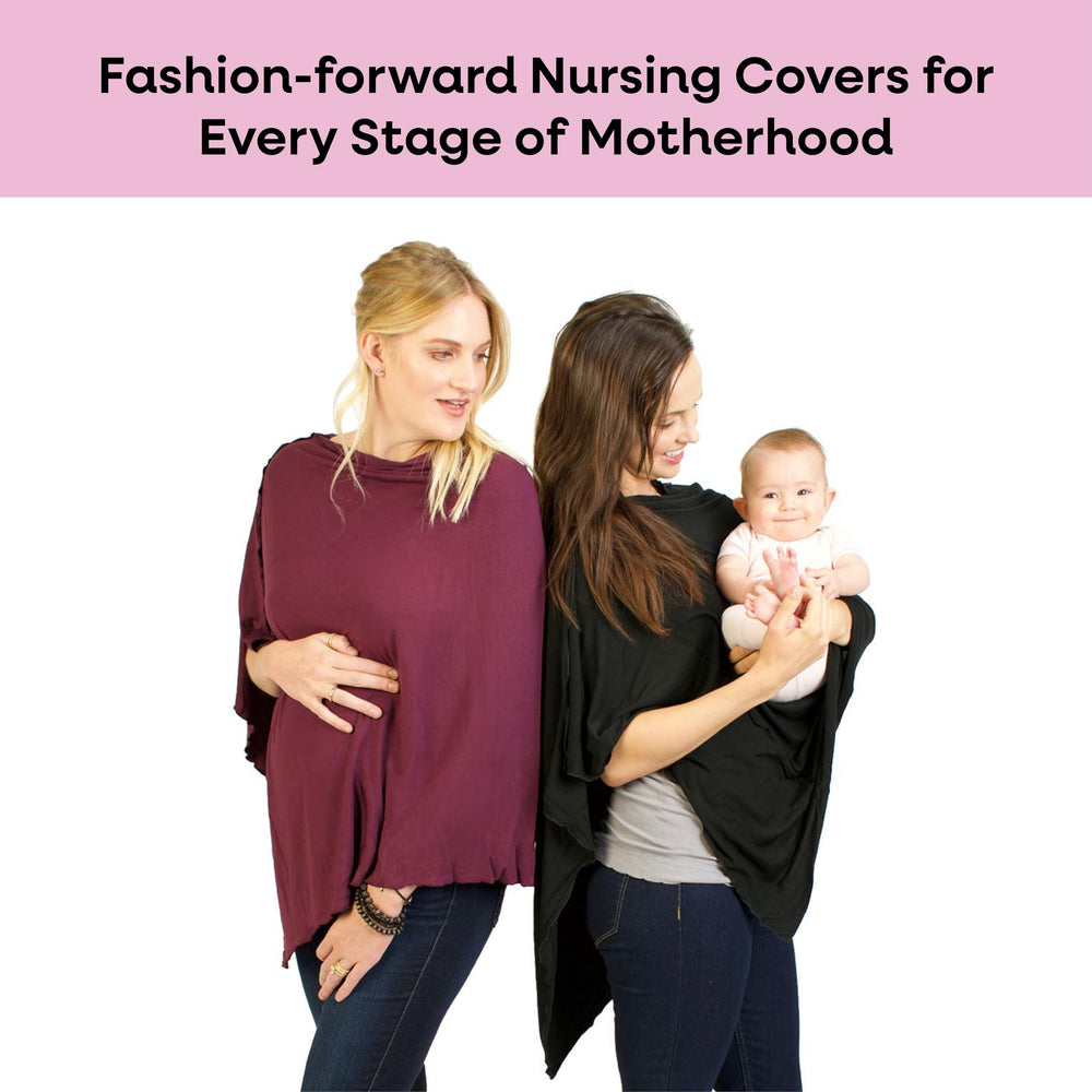 Bamboobies nursing cover doubles as a fashion-forward poncho