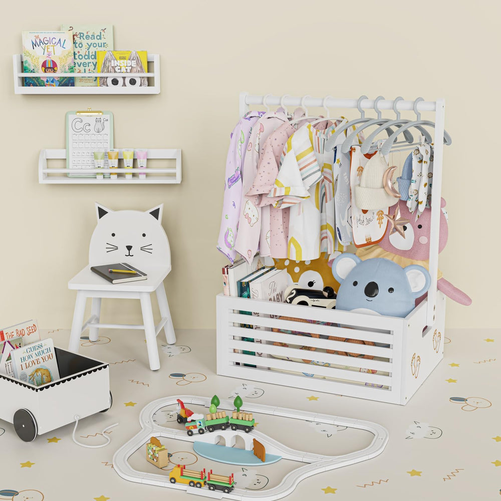 BAMBOOHOMIE Baby Shower Crate Closet plush-toy storage ready