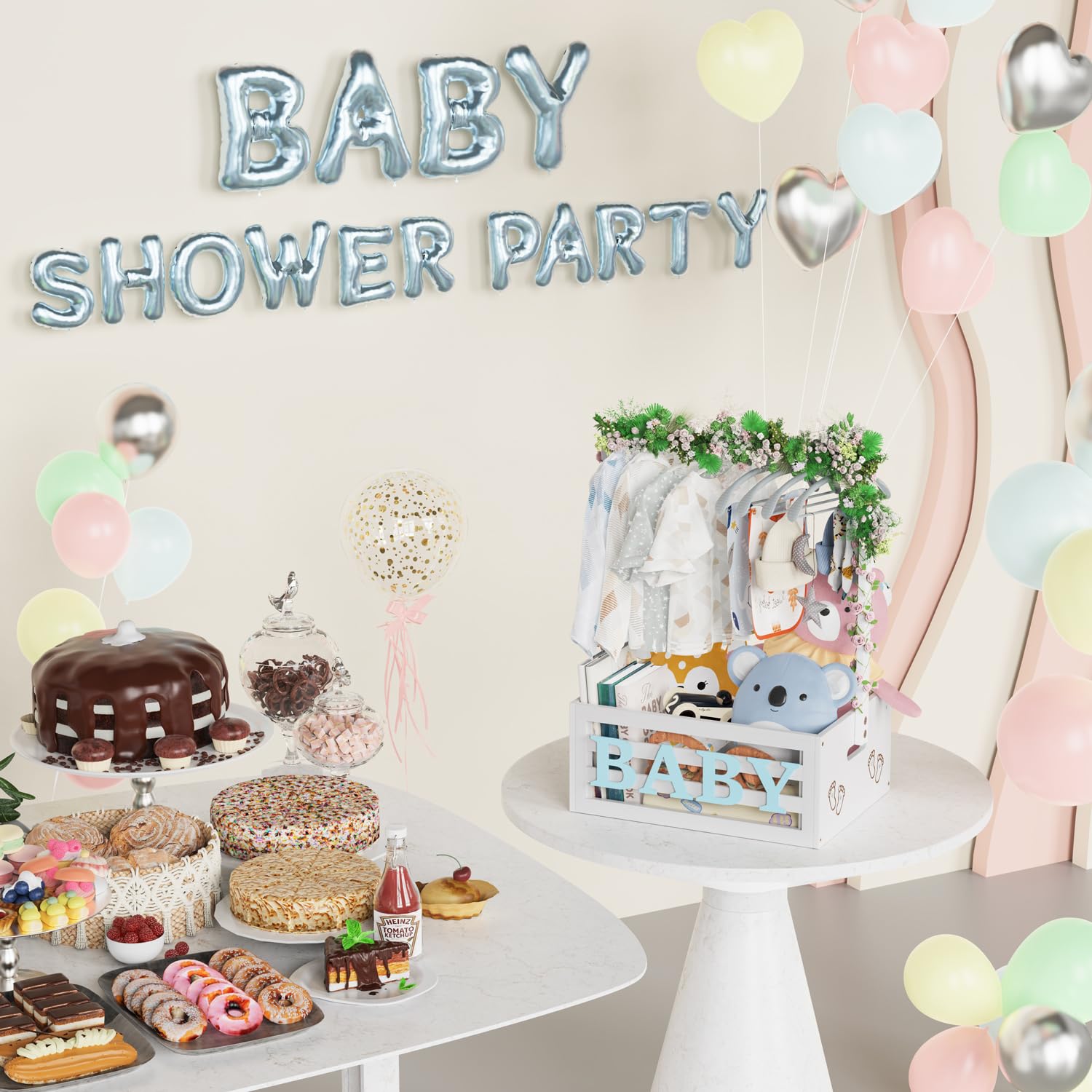 BAMBOOHOMIE nursery display idea illustrates versatile baby storage at home