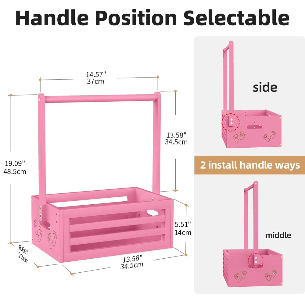BAMBOOHOMIE bamboo material close-up highlights sturdy, safe construction for nurseries.