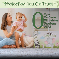 Bambooties diapers manufactured in the USA with chlorine-free pulp