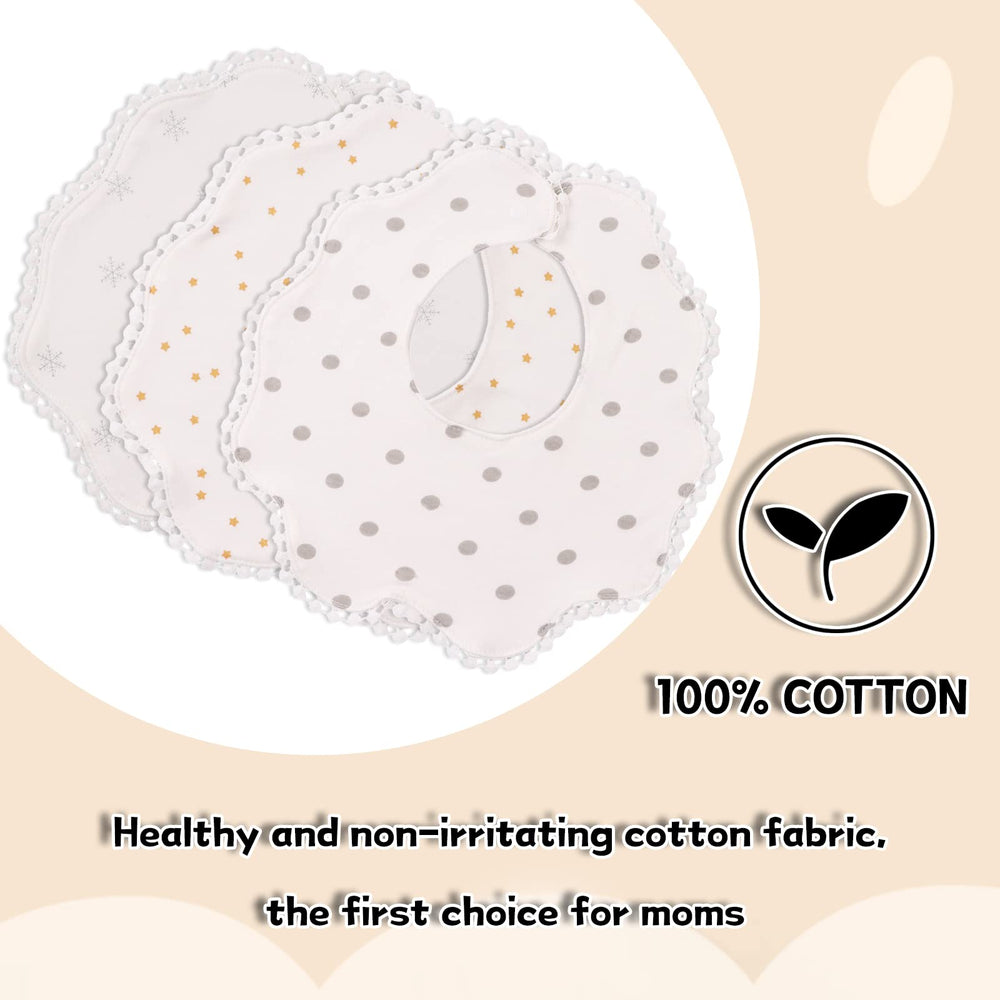 Bamery bib with trendy unisex design suited for boys and girls