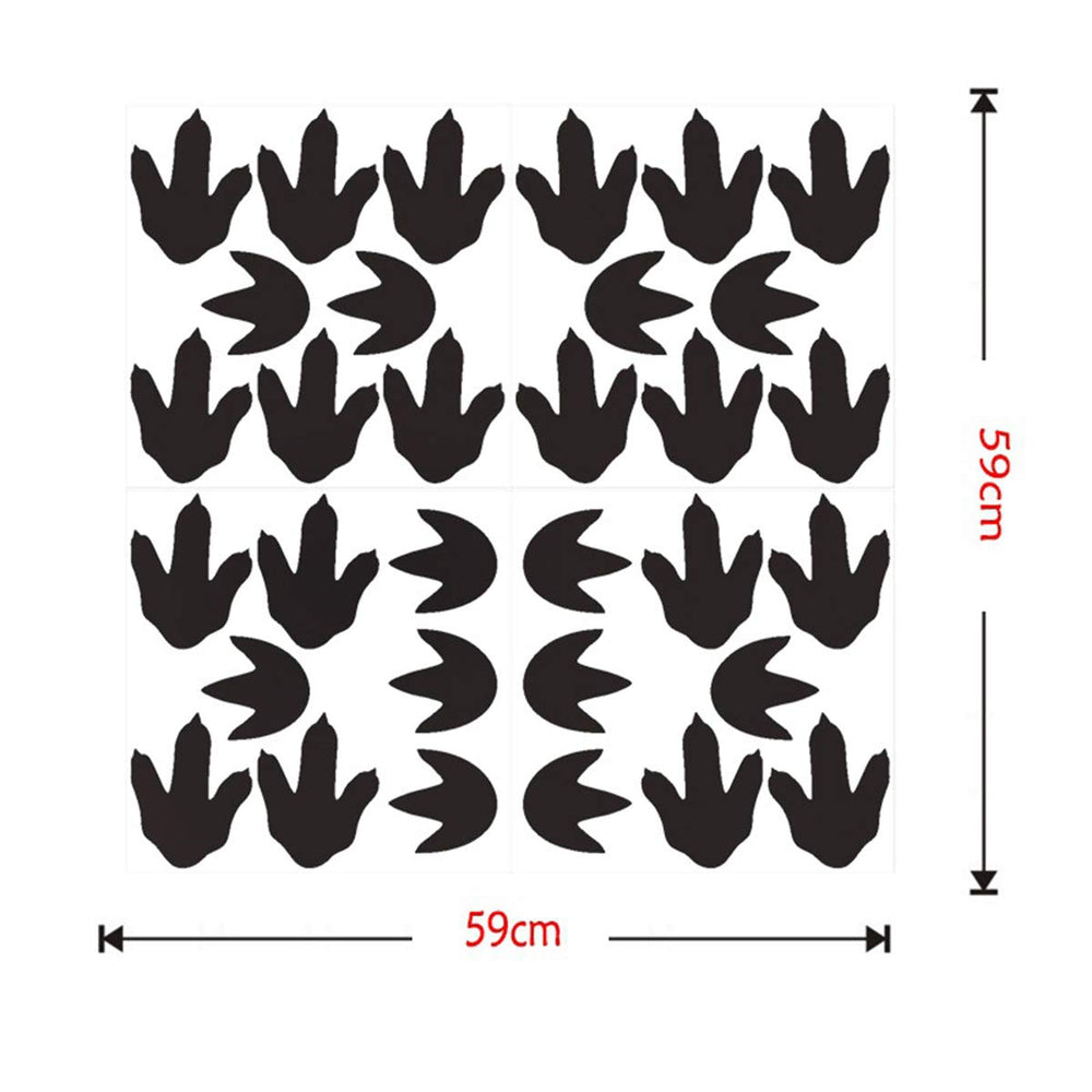 Bamsod environment-friendly vinyl dino tracks for safe wall decor.