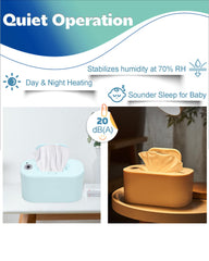 Banapoy Wipe Warmer humidity system maintains wipes moisture