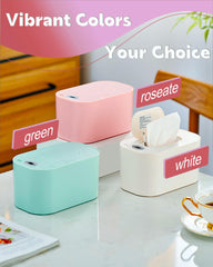 banapoy wipe warmer Roseate with lid closed emphasizes safe, contained warmth on the go