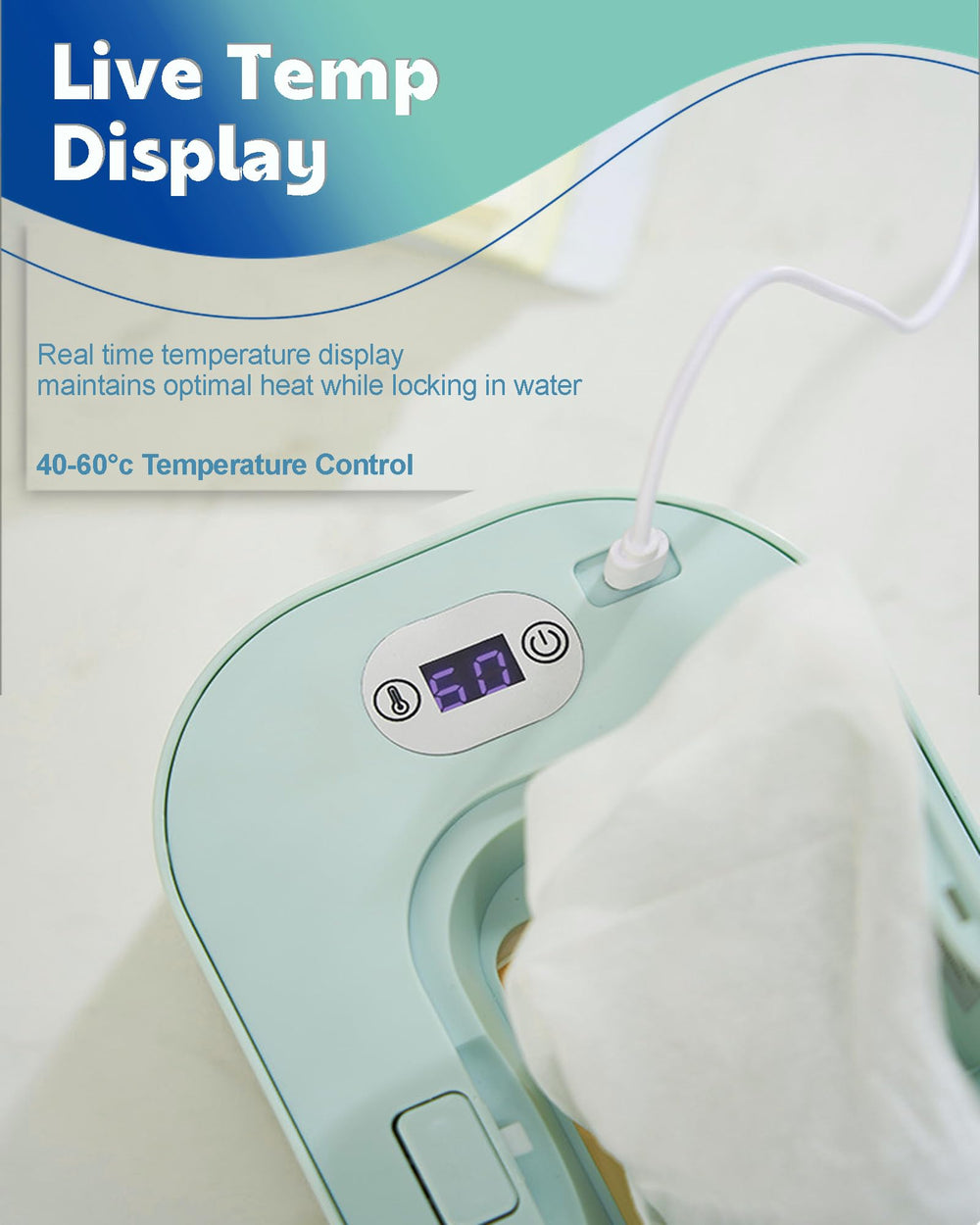 Banapoy USB-powered warmer compatible with car chargers and power banks