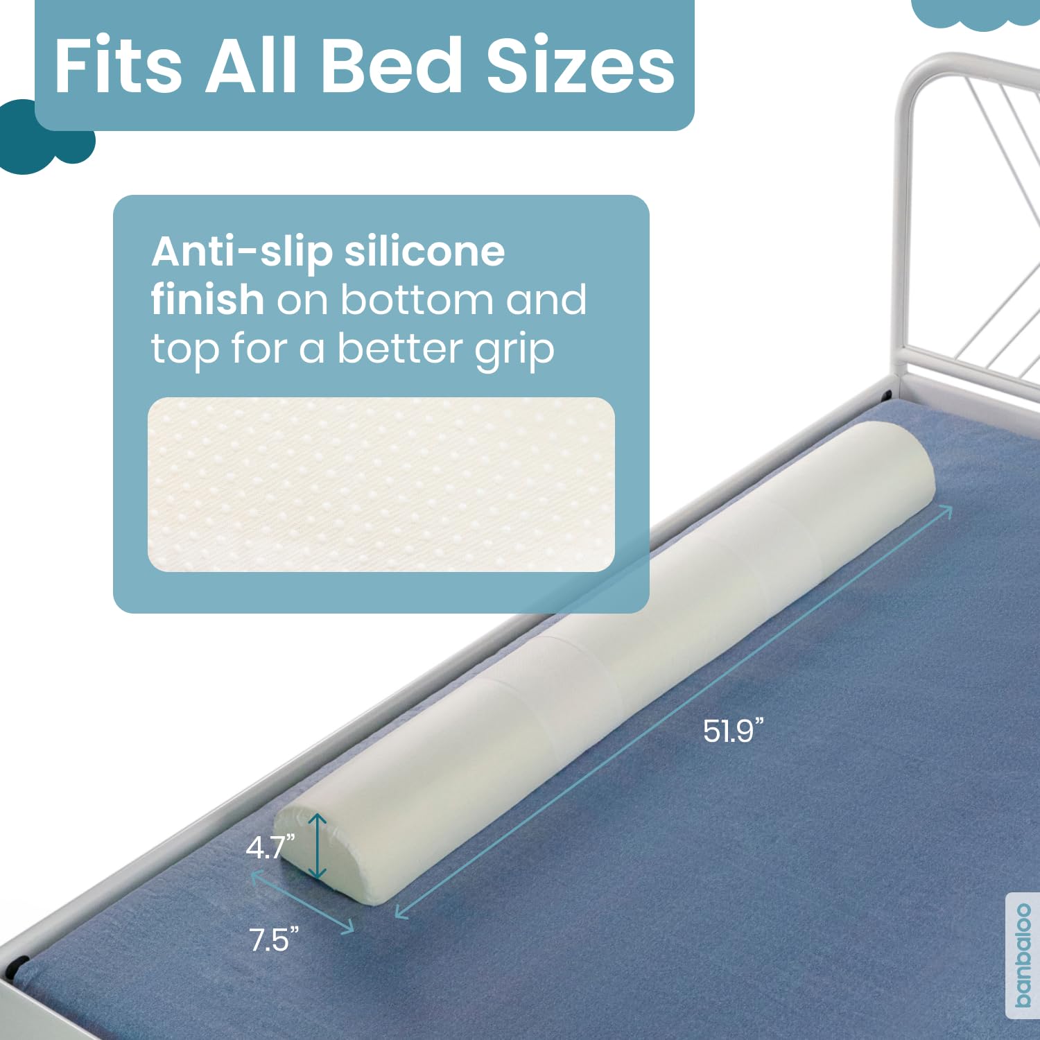 banbaloo hypoallergenic waterproof cover is removable and machine washable