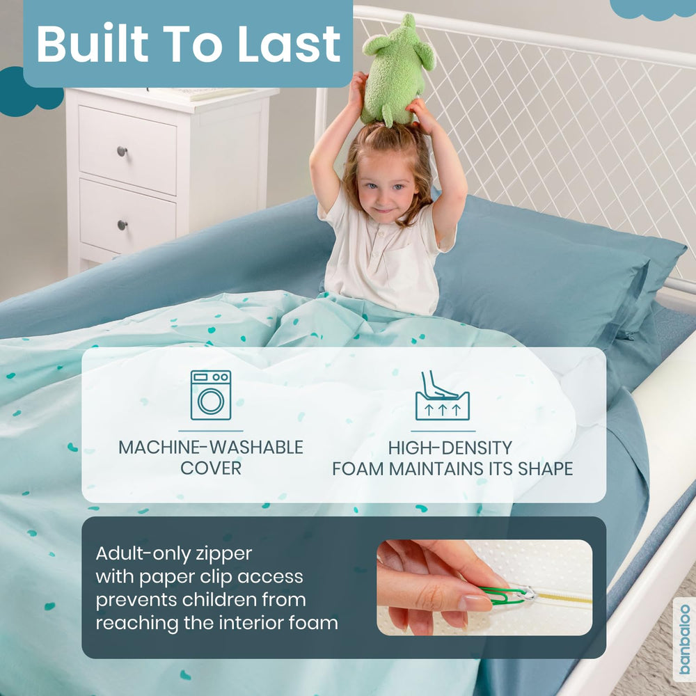 banbaloo soft-touch bumper cushions and reduces bedding scratches
