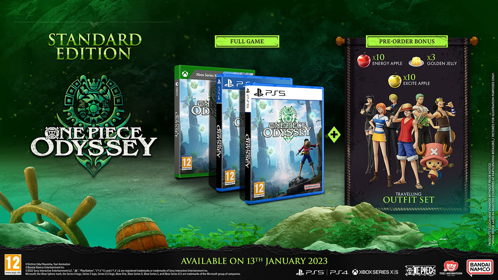 Bandai Namco One Piece Odyssey collector art appeals to fans and collectors.