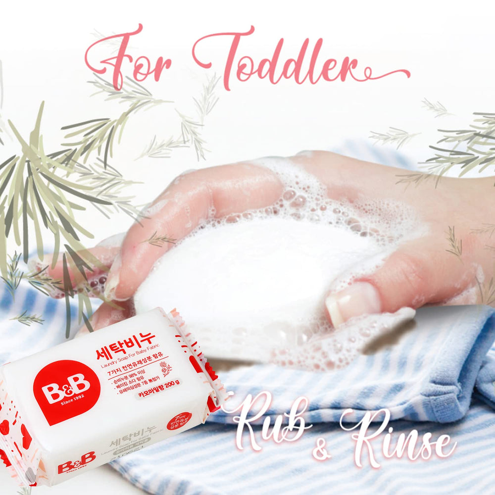 B&B chamomile scent promotes calm laundry routines and fresh, natural fragrance.