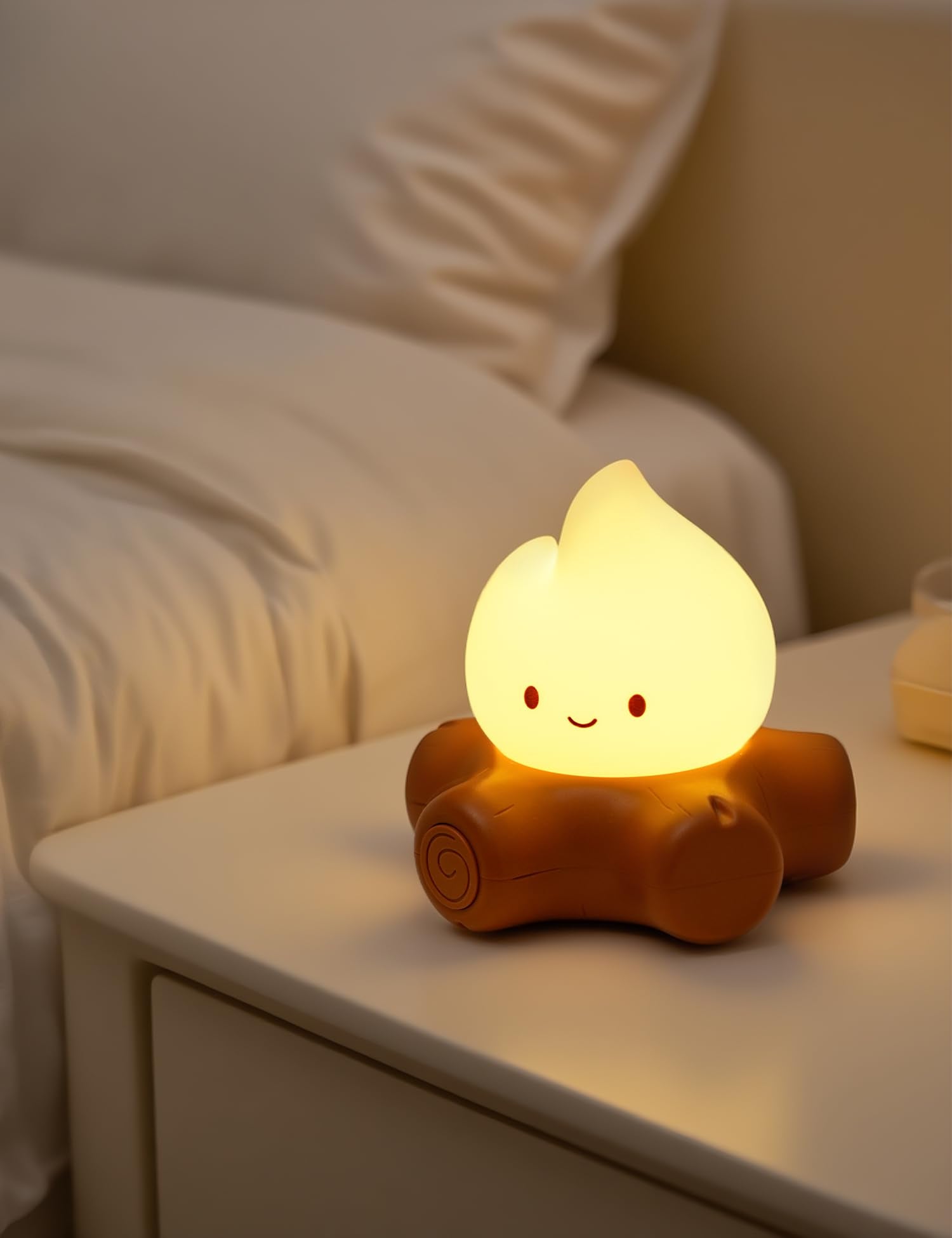 BANDIANCY Chibi Campfire Night Light in teen bedrooms for focused study.