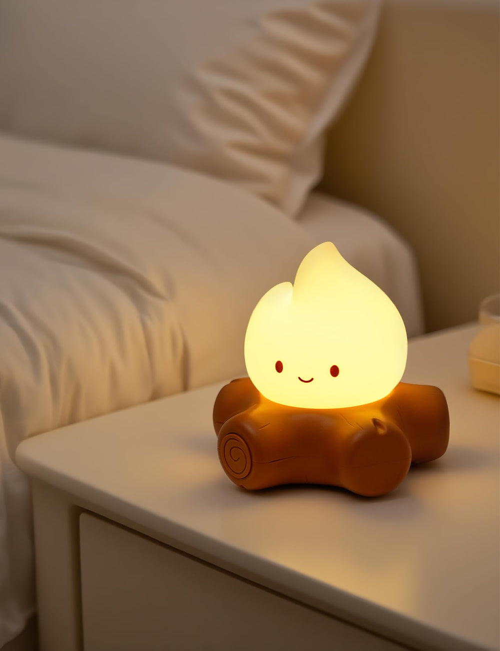 BANDIANCY Chibi Campfire Night Light in teen bedrooms for focused study.