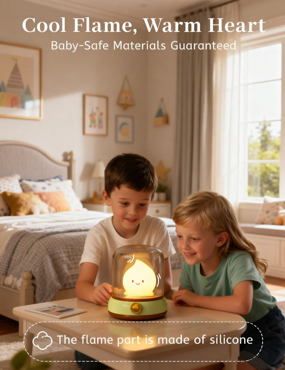 BANDIANCY safe-kids-night-light emphasizes eye-friendly illumination for bedtime routines.