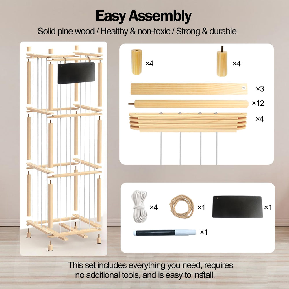 Banlilus space-saving design frees floor space in bedrooms and playrooms