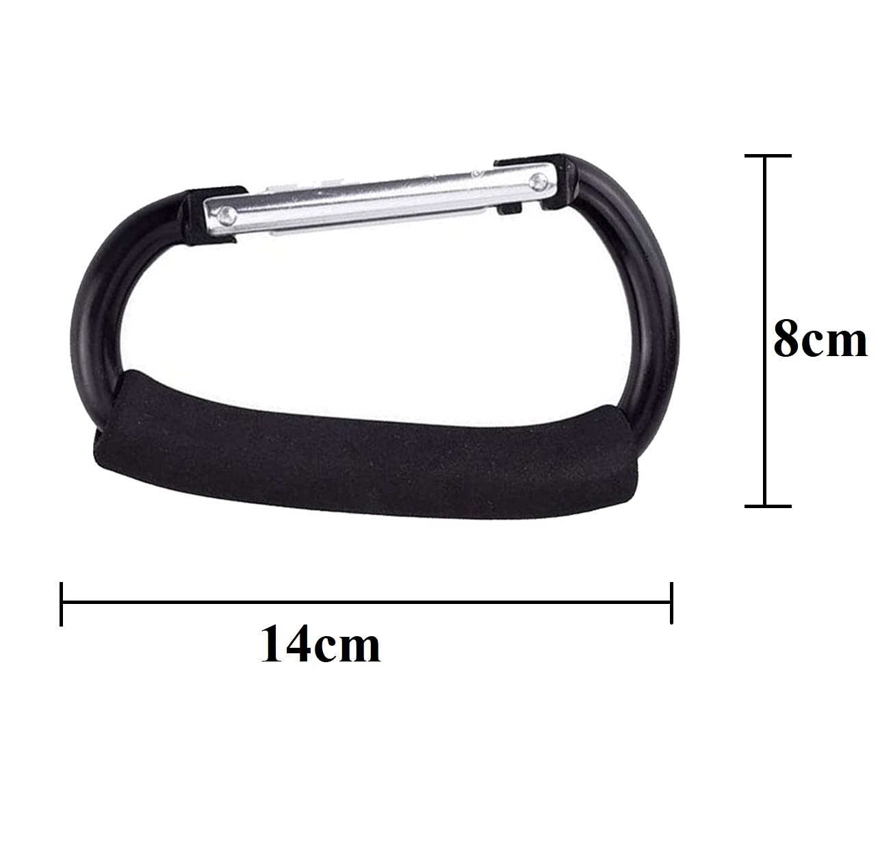 BanYakong hooks easy to attach to a stroller handle