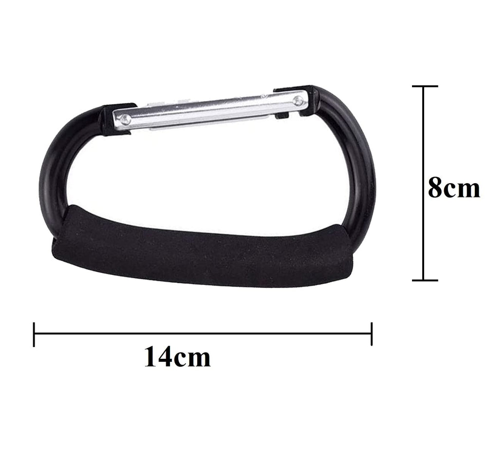 BanYakong hooks easy to attach to a stroller handle