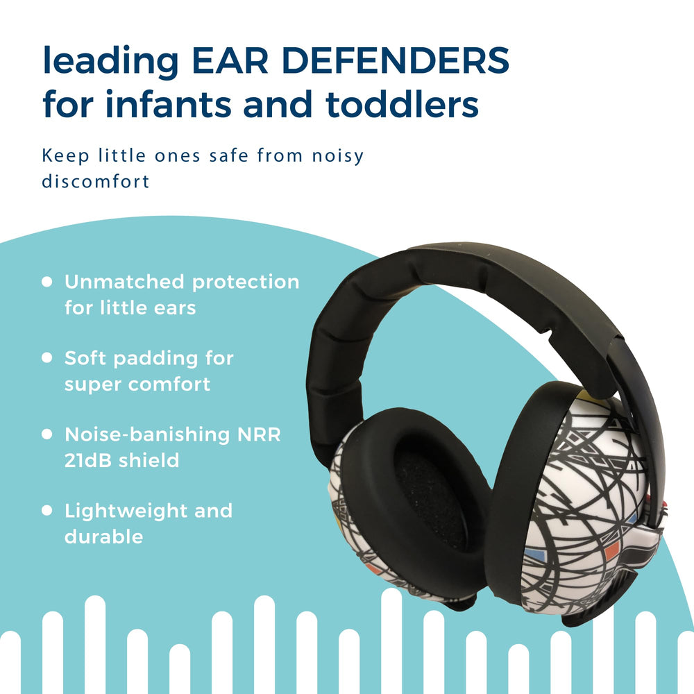 BANZ baby earmuffs adjustable headband extended for growing children