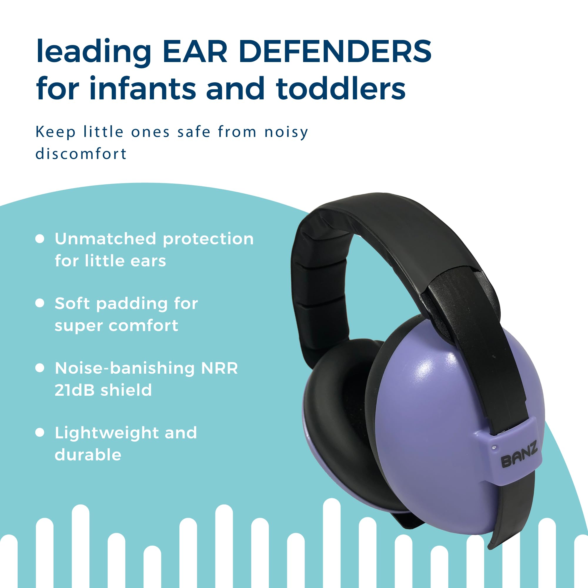 BANZ Baby Earmuffs foldable compact design for travel