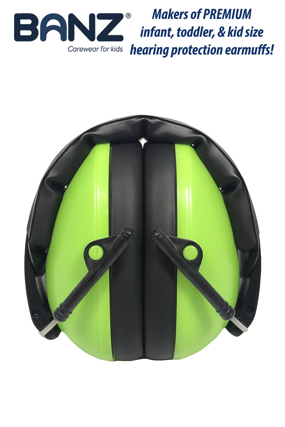 BANZ Baby earmuffs in use at a concert demonstrating noise reduction.