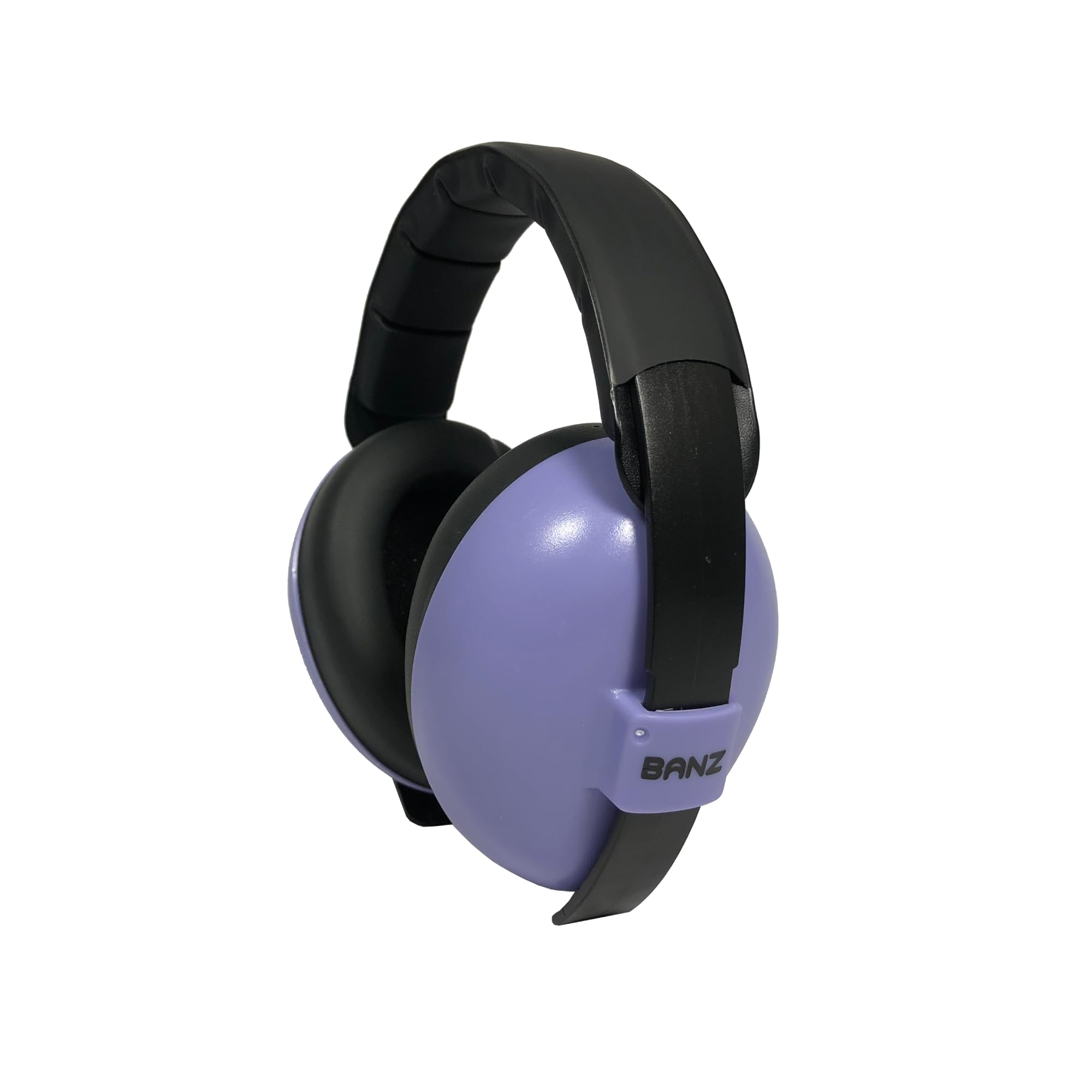 BANZ Baby Earmuffs close-up illustrating NRR 26dB protection for babies