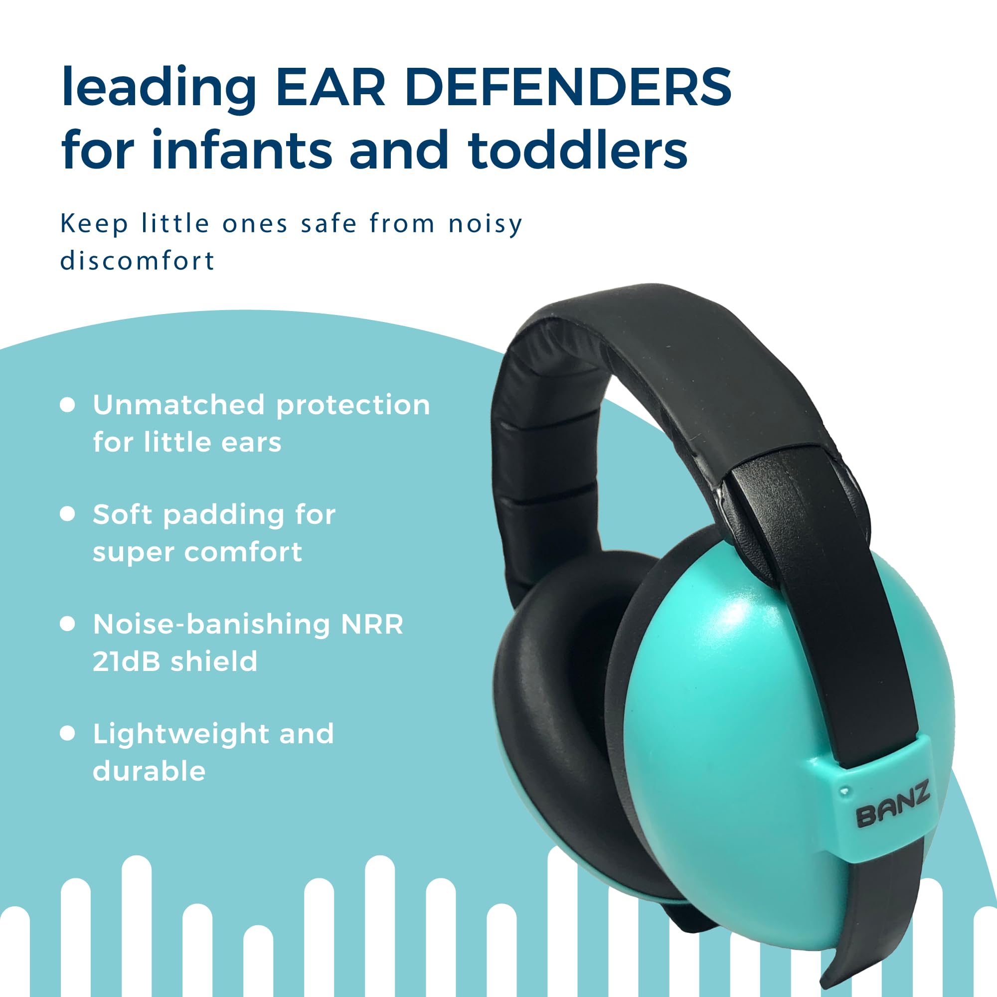 BANZ Bubzee adjustable-headband demonstrates growth with your child.