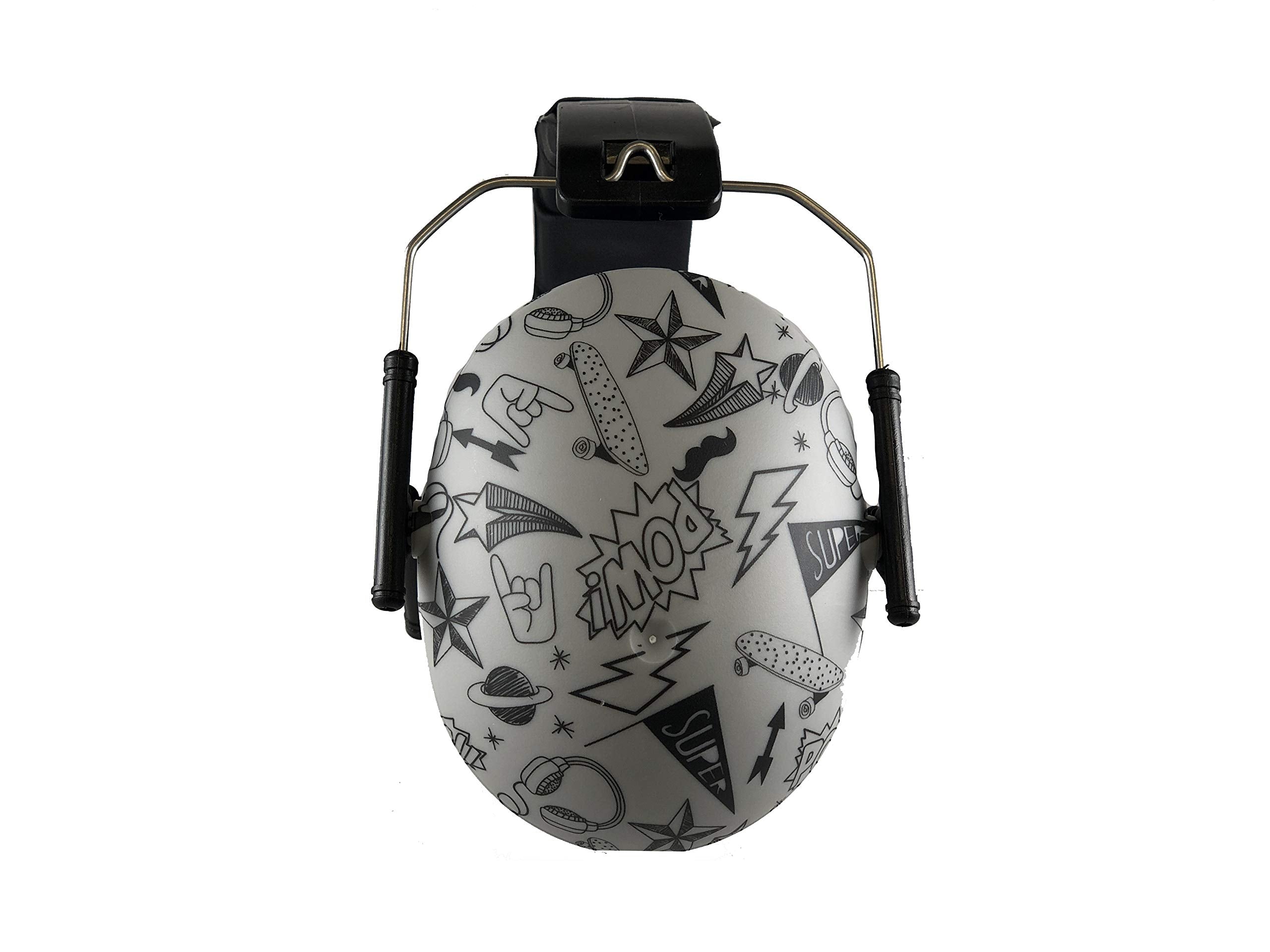 BANZ earmuffs packaging image shows convenient carry and travel-ready design.