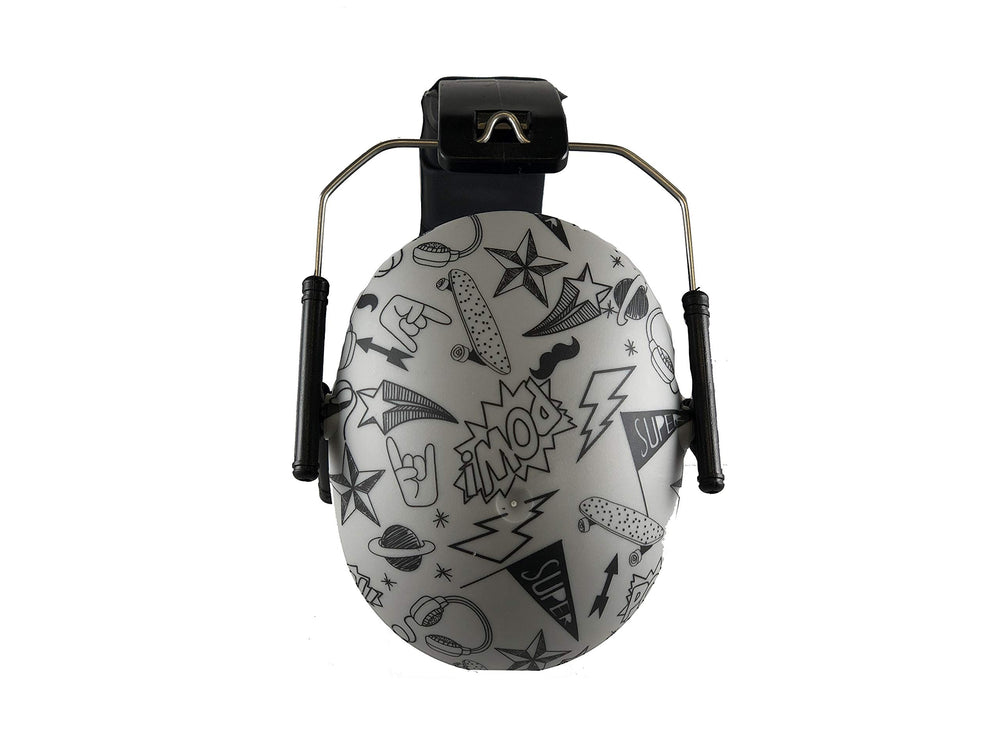 BANZ earmuffs packaging image shows convenient carry and travel-ready design.