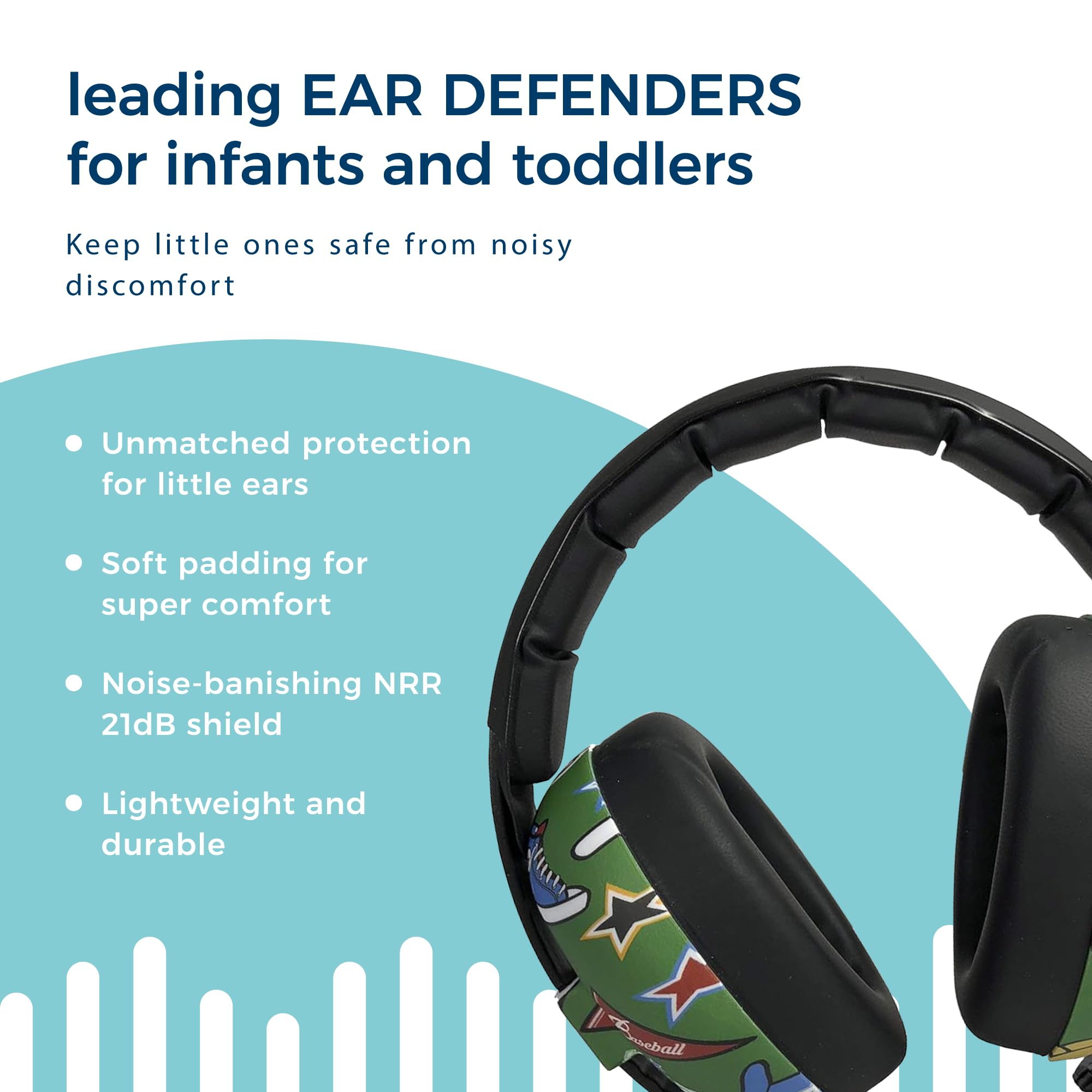 BANZ earmuffs are lightweight and durable for active kids