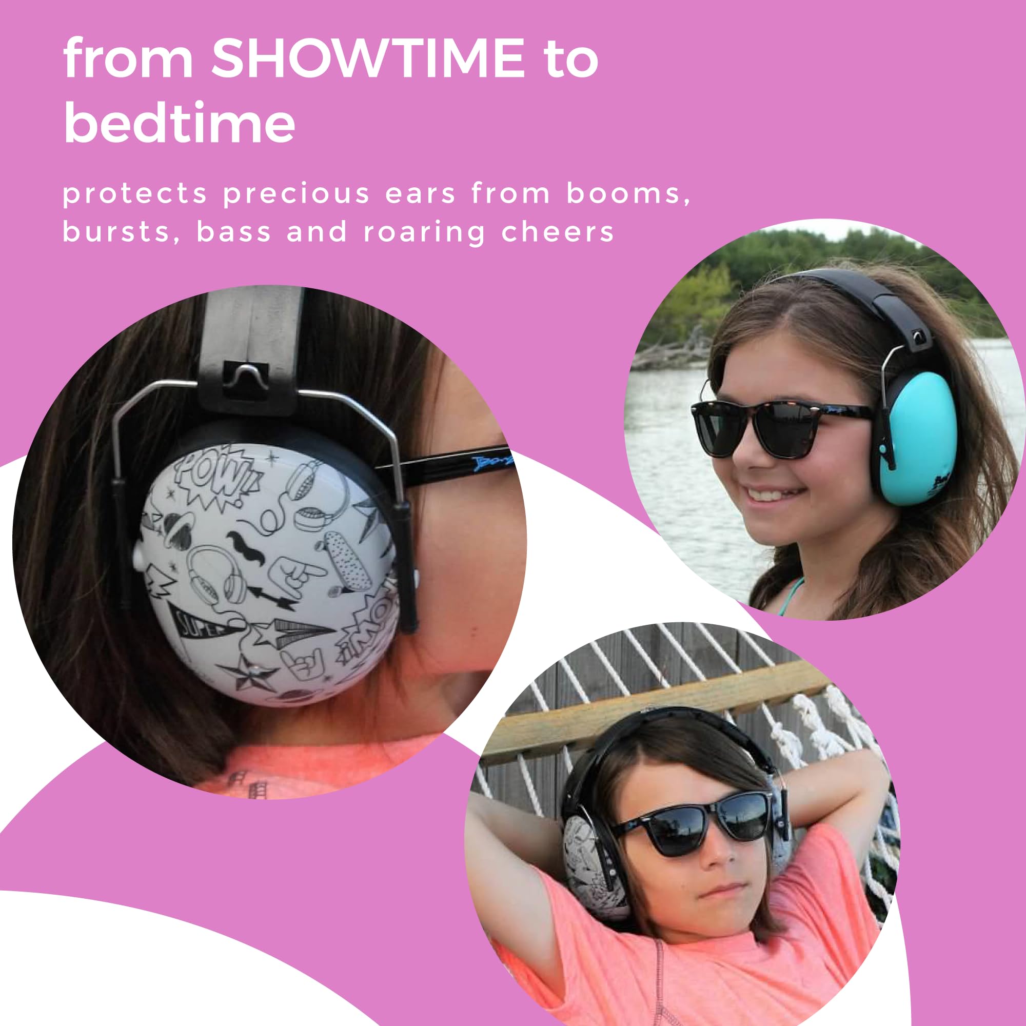 BANZ ear muffs side profile showing slim, low-profile silhouette