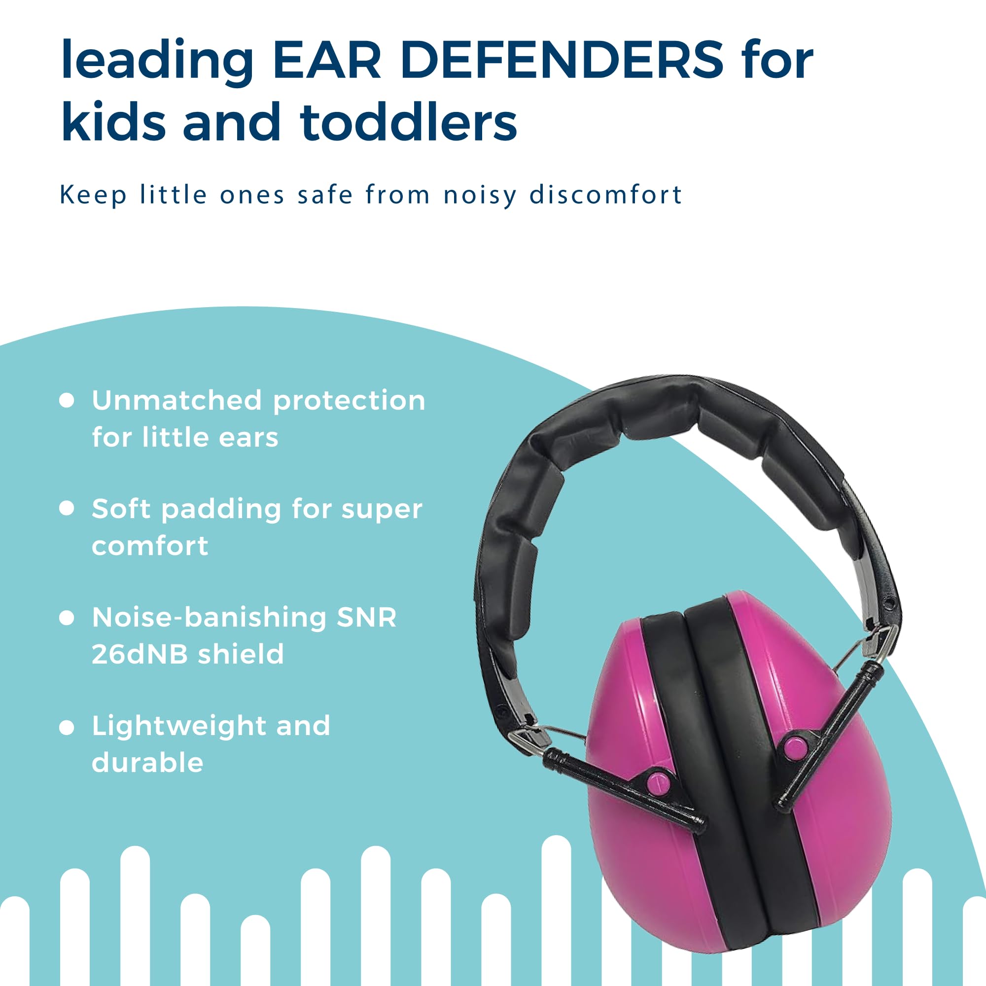 BANZ headband leather-cover adds a soft, premium feel against the scalp.