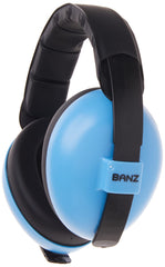 BANZ infant earmuffs side view showing compact protective cups
