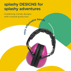 BANZ lightweight earmuffs keep kids comfortable during extended wear.