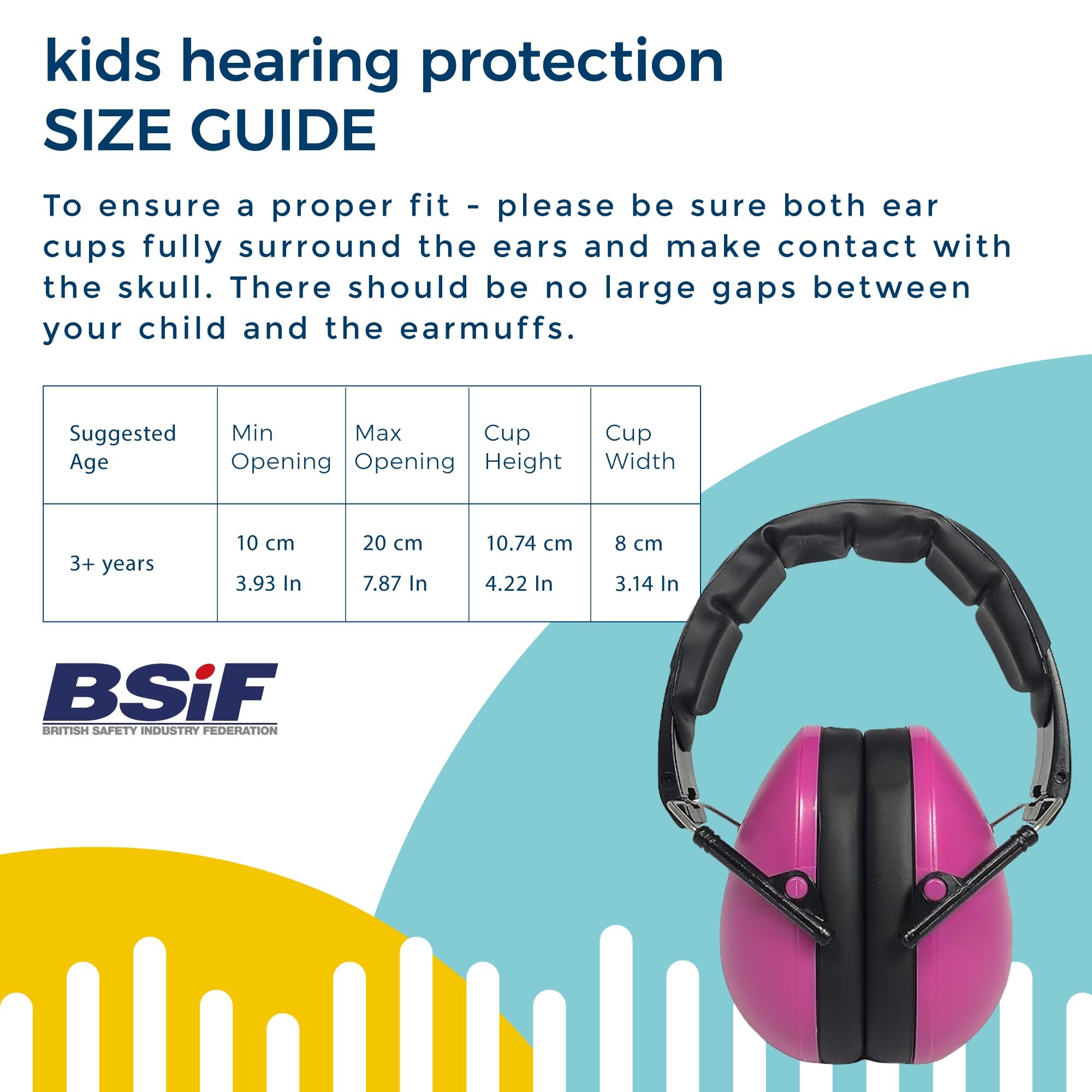 BANZ kid earmuffs include a portable case for travel storage.