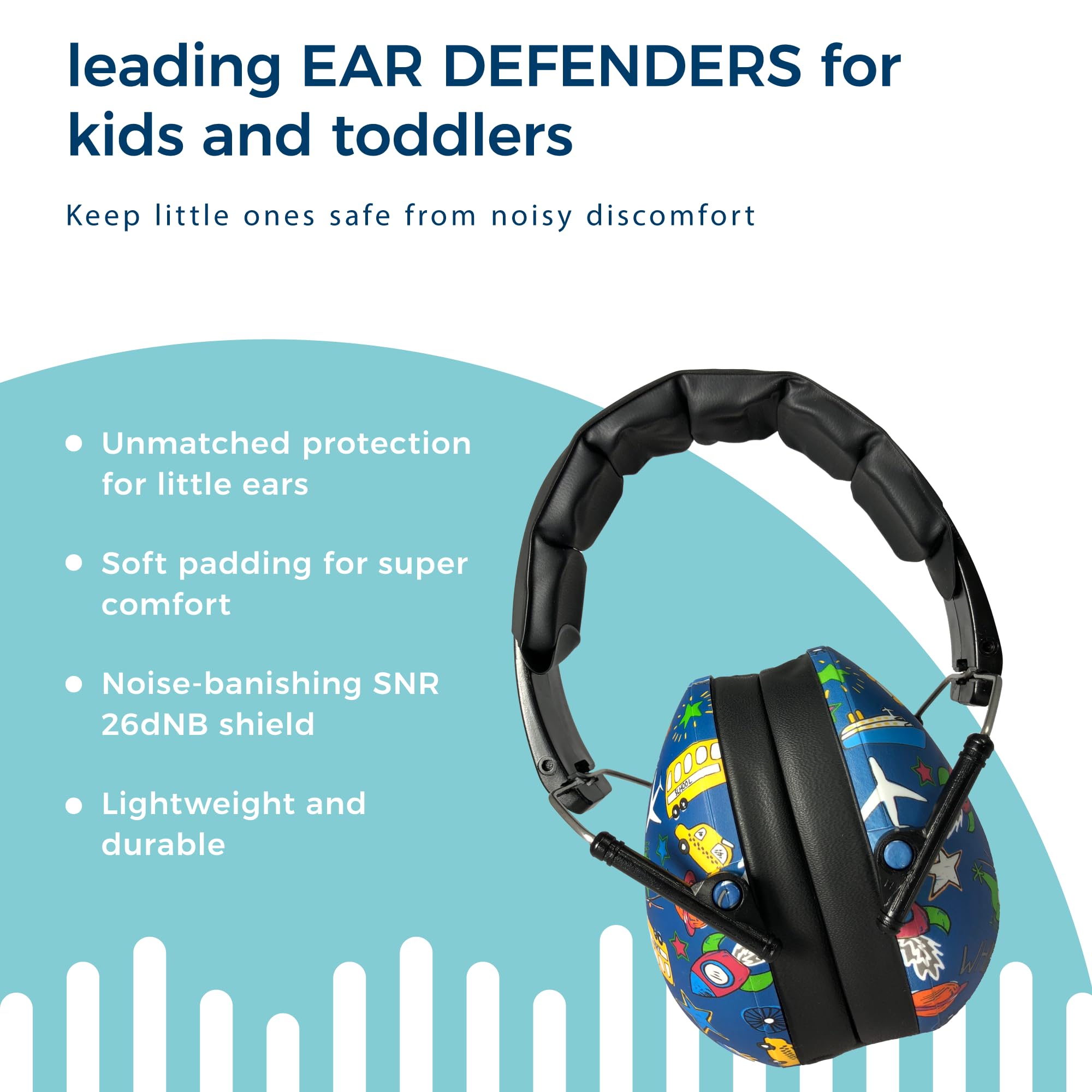 BANZ Kids Headphones foam-cushions offering soft comfort